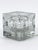 Glass Mid-Century Modern Hand-Blown Ice Glass Cube Table Lamp from Wila, Germany, 1970s For Sale - Image 7 of 18