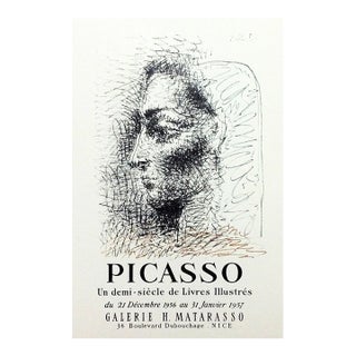 Picasso Lithograph 82 Half Siecle Livres Illustrees, 1959 For Sale