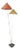 Floor Lamp with Pointed Cone Shades by Rupert Nikoll For Sale
