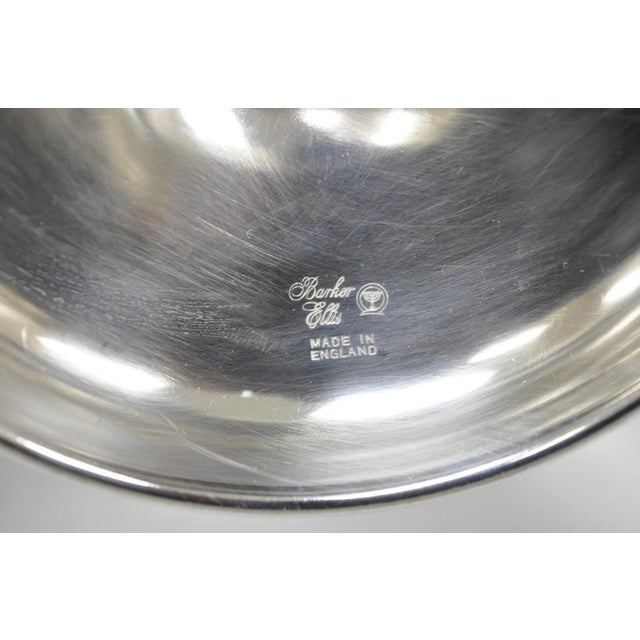 Vintage Barker Ellis England Silver Plated Pedestal Compote Tazza Candy Dish For Sale - Image 11 of 15