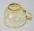 Glass 1930 Lancaster Jubilee Yellow Cup and Saucer Set For Sale - Image 7 of 10