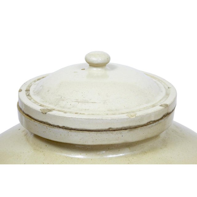 Mid-Century Modern Stoneware Alcohol Jars from Doulton of London, 1941, Set of 2 For Sale - Image 3 of 7