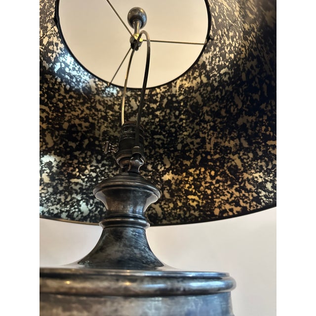 Visual Comfort Urn Style Lamp Silver Tone For Sale - Image 15 of 16