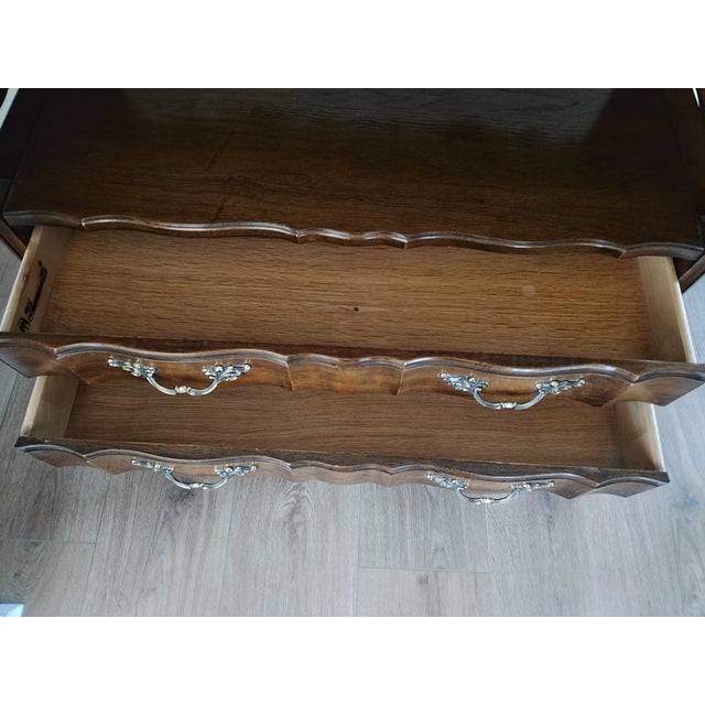 Thomasville 1970s Thomasville Tableau Collection Country French Drop-Leaf Server For Sale - Image 4 of 7