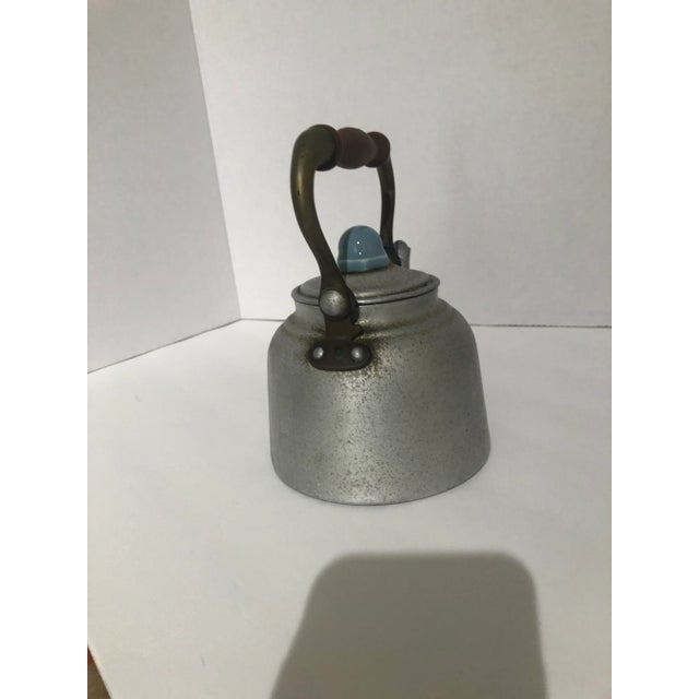 Vintage Aluminum Tea Kettle For Sale - Image 11 of 13