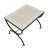 Beautiful outdoor or indoor hand crafted Moroccan tile side table. Matte black iron base with two tone tile pattern of...