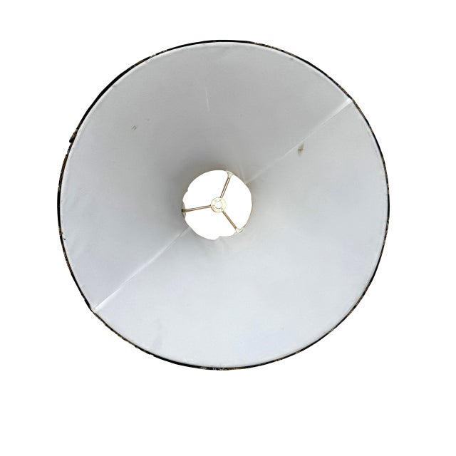 Pagoda Style Black & Gold Chinoiserie Lamp Shade, Hollywood Regency, Mid 20th Century For Sale In Palm Springs - Image 6 of 6