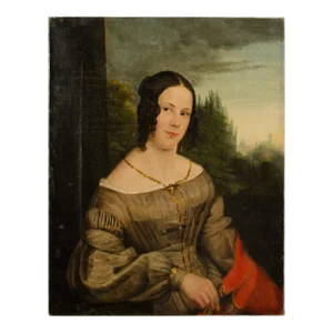 A Mid-Nineteenth Century Portrait of a Distinguished Woman.