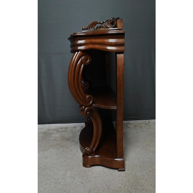 Napoleon III Mahogany Console Table, Late 19th Century For Sale - Image 13 of 18