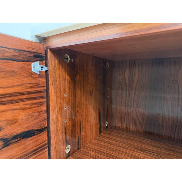 Modernist Sideboard in Rosewood and Marble from Arno, 1970s For Sale - Image 17 of 18