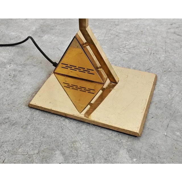 Mid-Century Modern Brass Floor Lamp from Peill & Putzler, 1970s For Sale - Image 3 of 14