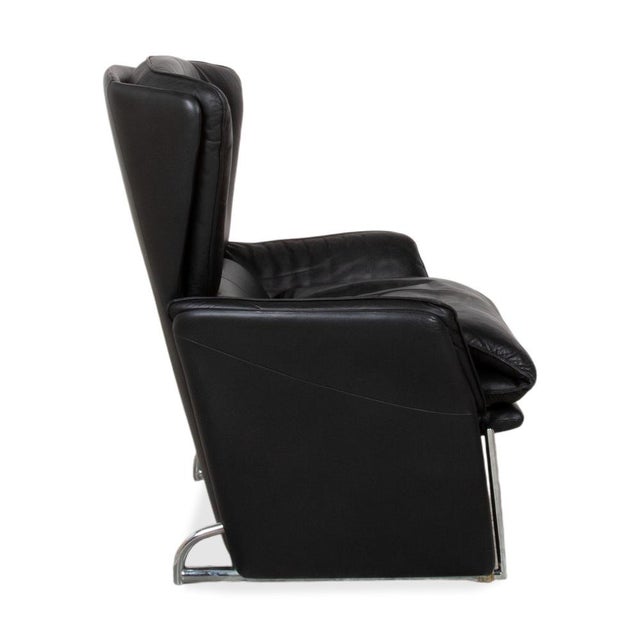 Unus Chair in Leather from FSM For Sale - Image 13 of 17