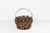 Handwoven Oval Splint Gathering Basket With Hard Wood Base For Sale - Image 13 of 13