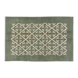 Vintage Chinese Art Deco Hand Knotted Wool Rug, 5'2''x7'10''