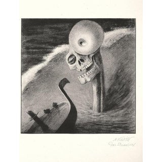 After Alfred Kubin, The Horror, 1890s, Lithograph, Framed For Sale