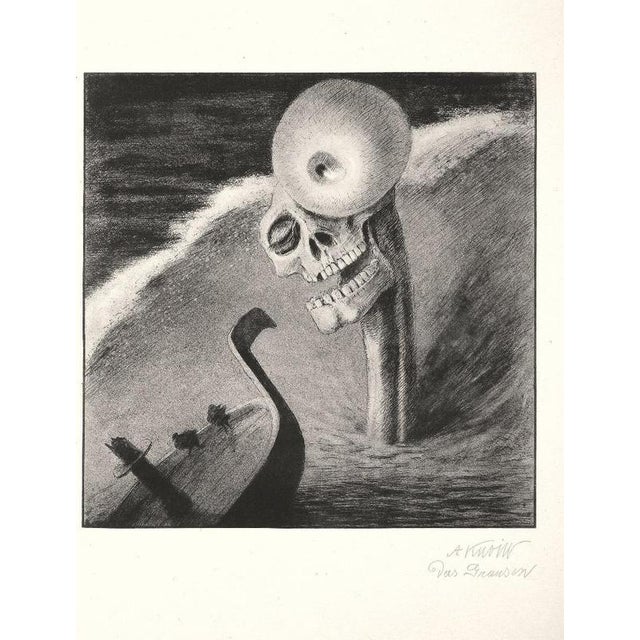 After Alfred Kubin, The Horror, 1890s, Lithograph, Framed For Sale