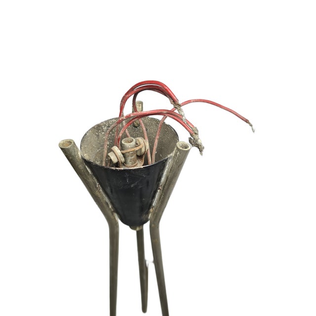 Vintage Pendant Light in White Glass, Poland, 1960s For Sale - Image 9 of 10