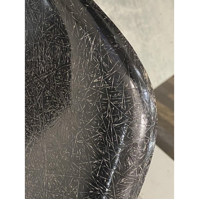 Herman Miller DSW Chair in Black Fiber by Charles and Ray Eames for Herman Miller, 1950 For Sale - Image 4 of 18