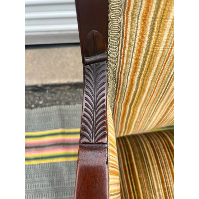 Pair of Carved Mahogany French Empire Fauteuil Armchairs Attributed to Jacob Freres, Circa 1800 For Sale - Image 18 of 18