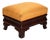 Antique American Empire Classical Flame Mahogany Footstool C1840 For Sale