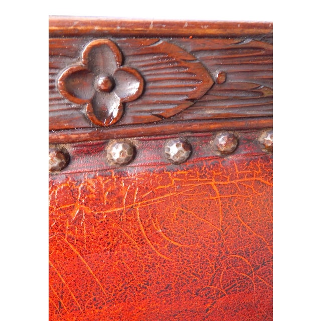 Ornately Hand Carved English 19th Century Antique Mahogany Chair For Sale - Image 4 of 13