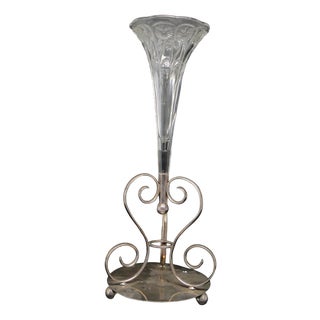Glass Vase, Great Britain, Early 20th Century For Sale