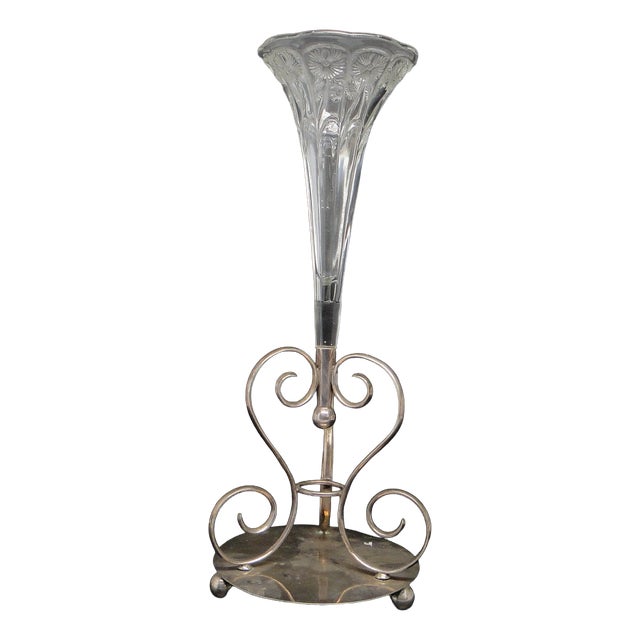 Glass Vase, Great Britain, Early 20th Century For Sale