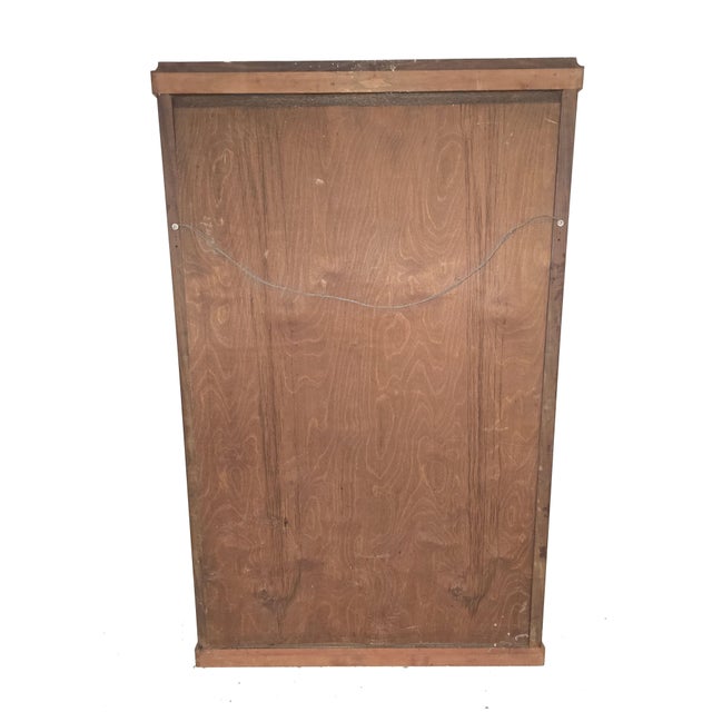 Very Large 63" French Empire Neoclassical Mirror Burl Wood With Bronze Mounts For Sale - Image 9 of 12