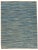 Blue 21st Century Modern Flat-Weave Kilim Style Wool Rug For Sale - Image 8 of 8