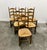 French Farmhouse Country Dining Chairs in Oak, 1970s, Set of 6 For Sale - Image 4 of 8