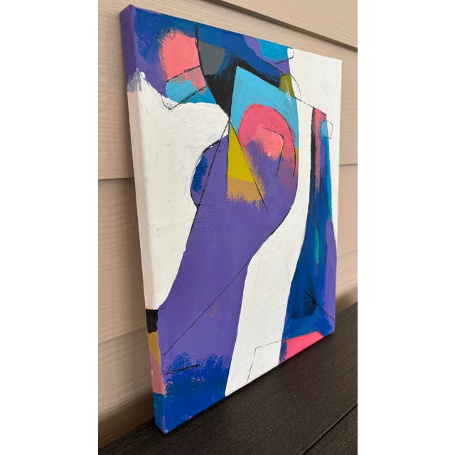 David Mac Innes Abstract Painting on Canvas Signed by artist on reverse. Ready to hang. Finished (painted) side edges....