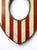 Antique Painted Patriotic Picture Frame/Flag Holder Shield For Sale - Image 4 of 6