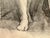 Vintage Exquisite Classical Pencil Sketch of Seated Female Nude (Lower Torso) by Daisuke Takeya For Sale - Image 4 of 10