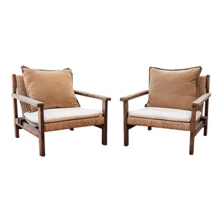 Nickey Kehoe Outdoor Lounge Chairs - A Pair