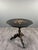 19th Century Napoleon III Pedestal Table in Black Lacquered Wood with Painted Floral Decoration For Sale - Image 9 of 10