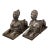 Late 19th Century Pair French Stone Sphinx Figures of Madame De Pompadour For Sale