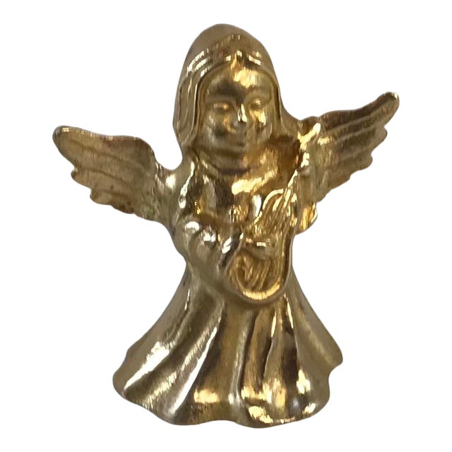 Vintage Brass Angel Candle Snuffer Chairish