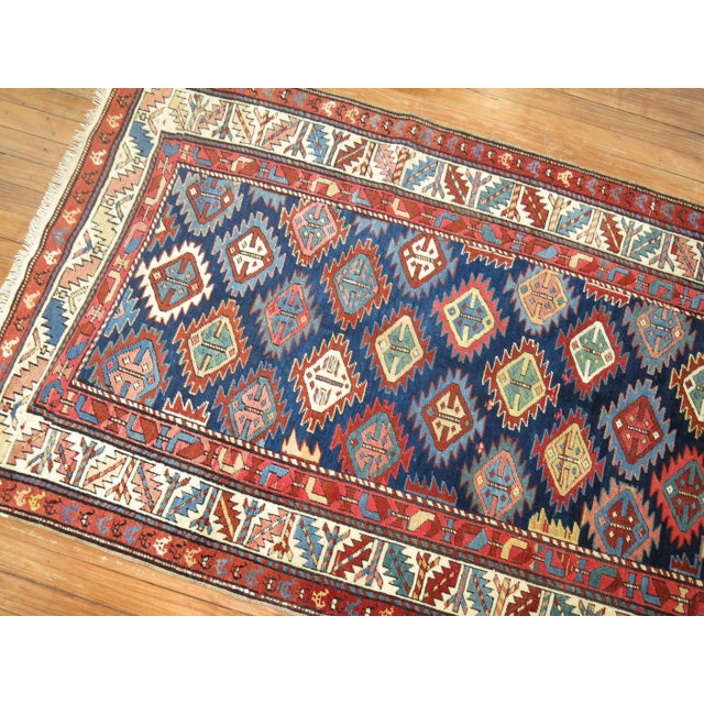 Early 20th Century Antique Shirvan Short Runner For Sale - Image 5 of 6
