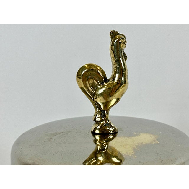 Art Deco Danish Jar with Rooster from Nordisk Malm, 1930s For Sale - Image 6 of 9