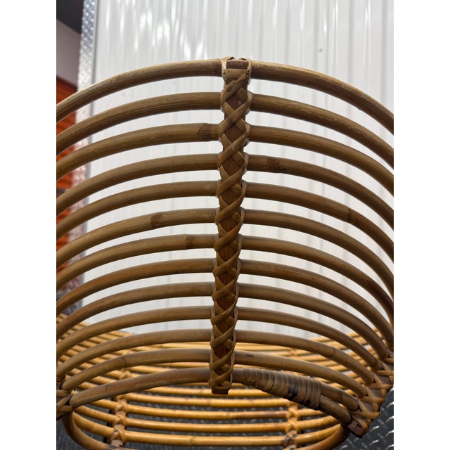 Wood Iconic Rattan Mid-Century Modern Lounge Chair for Rohe, 1950s For Sale - Image 7 of 12