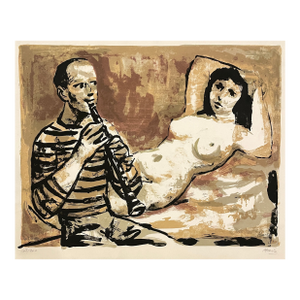 1956 Miguel Ibarz Serenata Lithograph