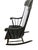 Mid 20th Century Nichols & Stone Black Stencilled Windsor Rocking Chair - Vintage Mid 20th Century - Made in Massachusetts For Sale - Image 5 of 8