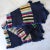 Textile Vintage Handmade 100% Wool Colorful Striped Throw Blanket For Sale - Image 7 of 7