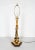 Wood Italian Classical Brass Candlestick Table Lamp For Sale - Image 7 of 8