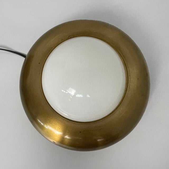 Italian Modern Brass Table Lamp from Valenti Luce, 1970s For Sale - Image 3 of 9
