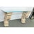 Architectural Corbel Glass Console Table / Executive Desk by Restoration Hardware. Inspired by classical European exterior...