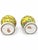 Mid 20th Century Pair of Nippon-Marked Yellow Bird and Floral Porcelain Ginger Jars For Sale - Image 9 of 9