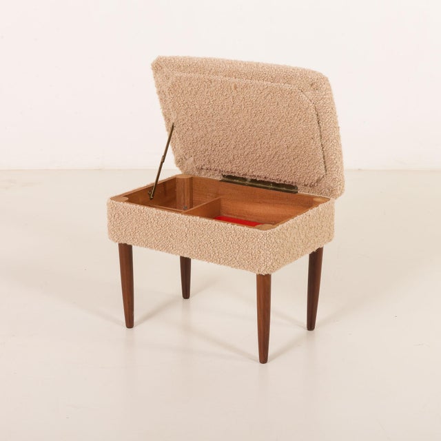 Mid-Century Modern Mid-Century Modern Danish Ottoman, 1960s For Sale - Image 3 of 15