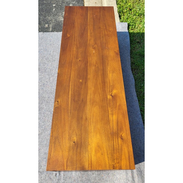 Cb2 Linear Low 4-Drawer Wood Dresser For Sale In Baltimore - Image 6 of 12