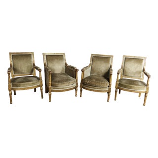 Directoire Period Living Room Set, Set of 4 For Sale